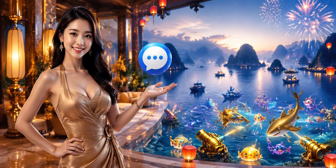 Người chơi Bắn cá tại lễ hội vịnh Hạ Long
