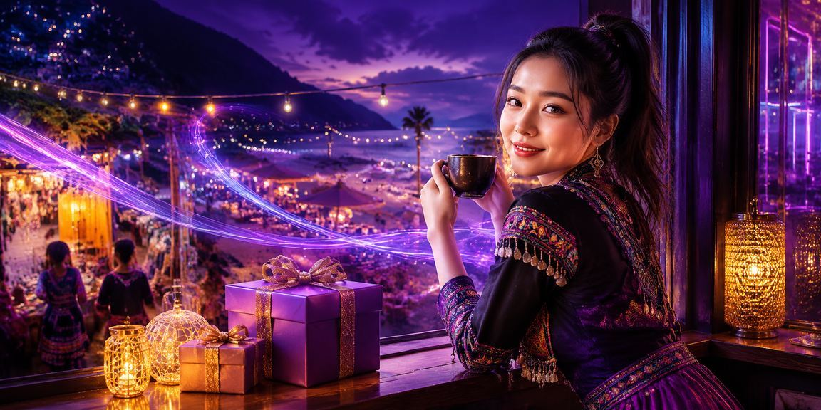 Người dùng tại Sapa nhâm nhi cà phê và cân nhắc kỹ lưỡng trước khi tham gia cược